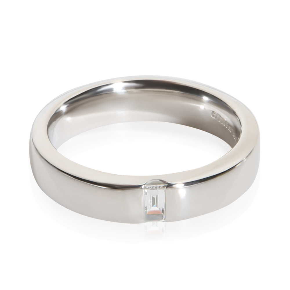 Tiffany & Co. Platinum Diamond Charles Tiffany Band